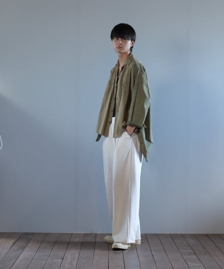 ARTE POVERA｜【 artea-reclothing602 】ユーロアーミー RE-ワイドシャツ