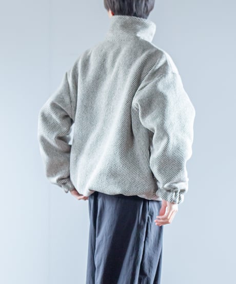 ATPOVA｜【 24WI53 】リネン＆ウール混 ZIP JKT(裏付き)