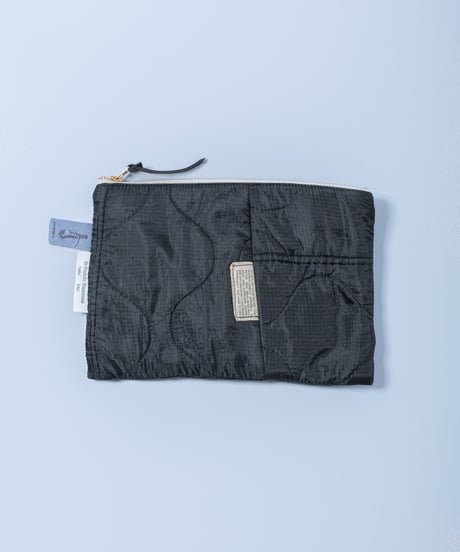 ★ARTE POVERA｜【 artea-fw2378 】U.Sキルトライナー製品染 RE-ポーチ（M）