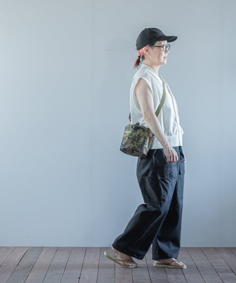ARTE POVERA｜【 26SU31 】 ドイツ軍テント RE-巾着ショルダーBAG(S)