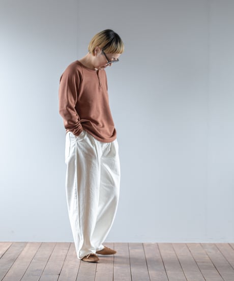 ATPOVA｜【 2025winter03 】 Linen cotton 裏毛 ヘンリー