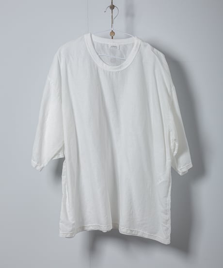ATPOVA｜【 26SU45(TEIBAN - ATP025) 】 リネンコットン wideクルーT(製品染)
