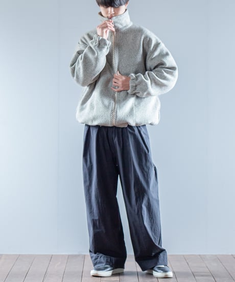 ATPOVA｜【 24WI53 】リネン＆ウール混 ZIP JKT(裏付き)