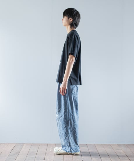 ATPOVA｜【 26SU60 】 12OZデニム 2タックワイドダメージ加工