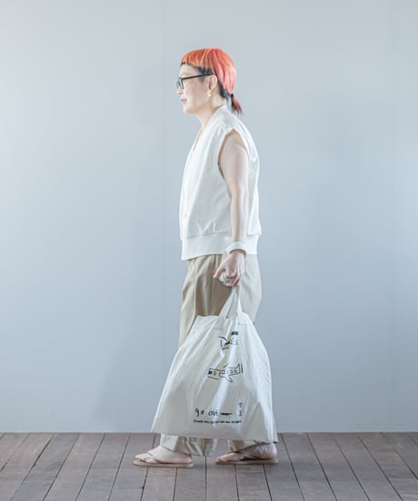 ATPOVA｜【 26SU24 】 NATSUME X ANTONE コラボ 「若者よ！旅に出よ！！」 コットンリネントートBAG③