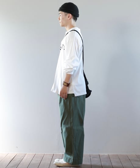 ARTE POVERA｜【 artea-reclothing204 】USランドリーBAG RE-タック＆ダーツワイドパンツ
