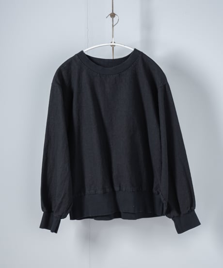ATPOVA｜【 26WI15 】 L/Cキャバス クルーSWT(製品染)