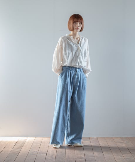 ATPOVA｜【 2026spring73 】 12OZデニム 2タックワイドカットオフパンツ