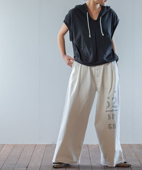 ARTE POVERA｜【 2025summer57 】ギルダン染め RE-フードフレンチT