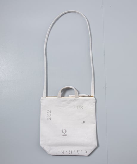 ARTE POVERA｜【 26SU68 】 フランスUSEDシーツMIX RE-サコッシュ(M)