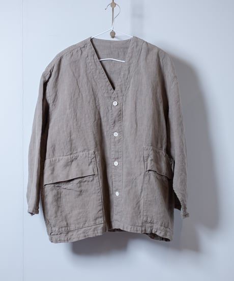 ATPOVA｜【 24WI02 】リネンキャンバス 製品染VカラーJKT