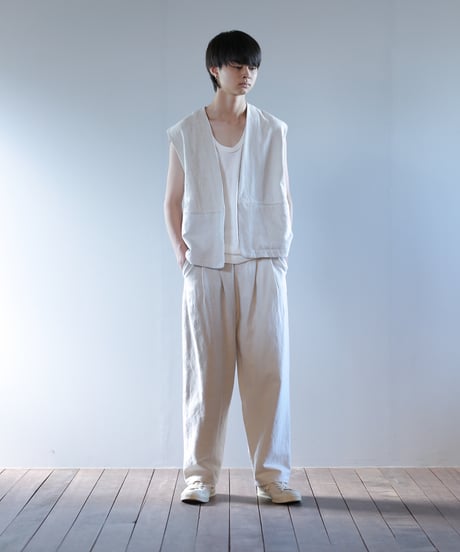 ARTE POVERA｜【 23SP47 】フランスUSEDシーツ RE-ベスト