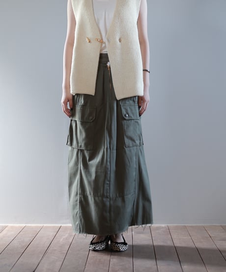 ARTE POVERA｜【 artea-reclothing215 】フランスカーゴPT RE-スカート