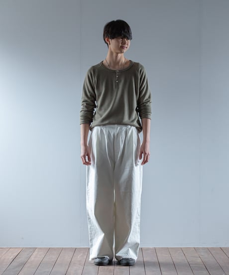 ATPOVA｜【 2025winter16 】 12OZデニム 2タックワイドカットオフパンツ