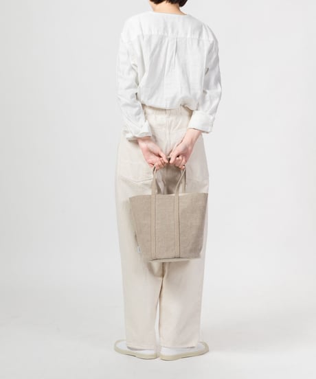★ARTEA｜【 artea-sheet015 】リネンシーツ｜ラウンドトートBAG  MOM