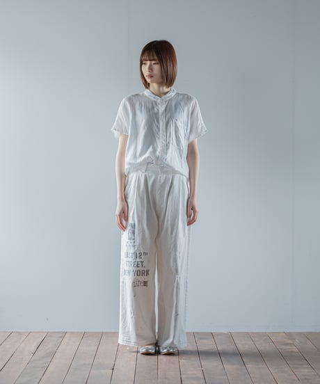 ARTE POVERA｜【 26SU58 】 12OZデニム 2タックワイドダメージ加工