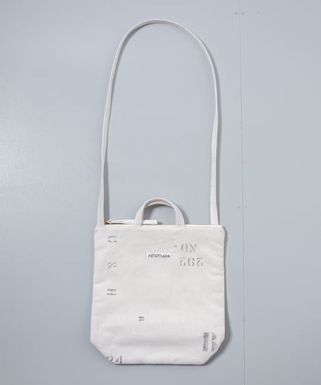 ARTE POVERA｜【 26SU68 】 フランスUSEDシーツMIX RE-サコッシュ(M)