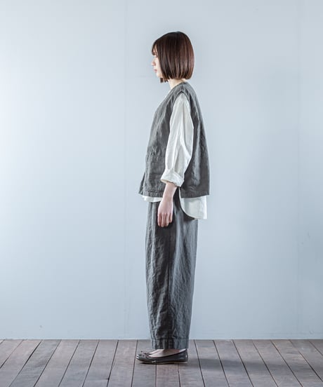 ATPOVA｜【 26WI16 】 L/Cキャバス Vベスト(製品染)
