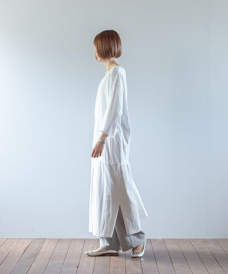 ARTE POVERA｜【 ARTEA - 26SP63 】 ギルダン RE-アシンメトリーロングOP