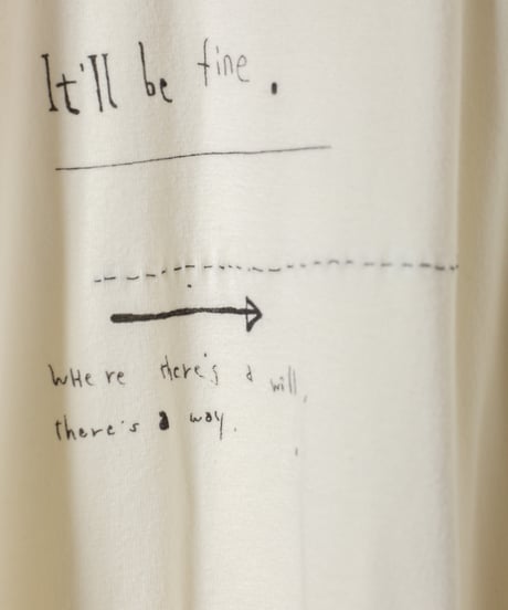 ARTEPOVERA｜【 2026spring22 】 NATSUME X KOTETSU コラボ 「意志あるところに道はある～」 UネックフレンチT①