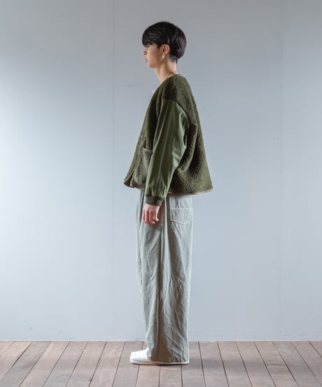 ★ARTE POVERA｜【 2025winter65 】 オランダボアライナー RE-ノーカラーJKT