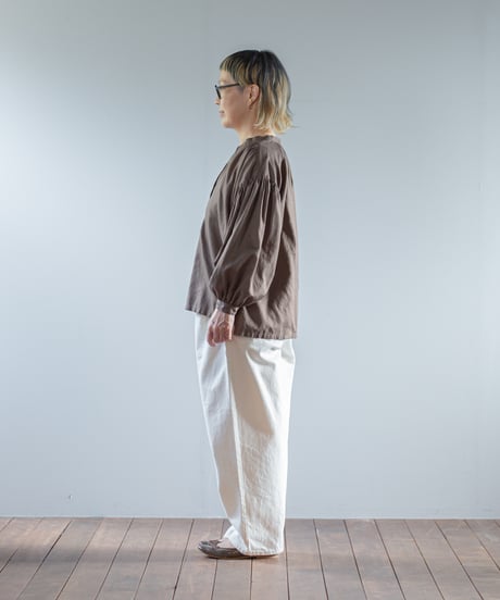 ATPOVA｜【 2026spring41 】 コットンカルゼ洗いざらし ギャザーSH
