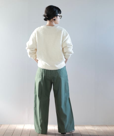 ARTE POVERA｜【 artea-reclothing204 】USランドリーBAG RE-タック＆ダーツワイドパンツ