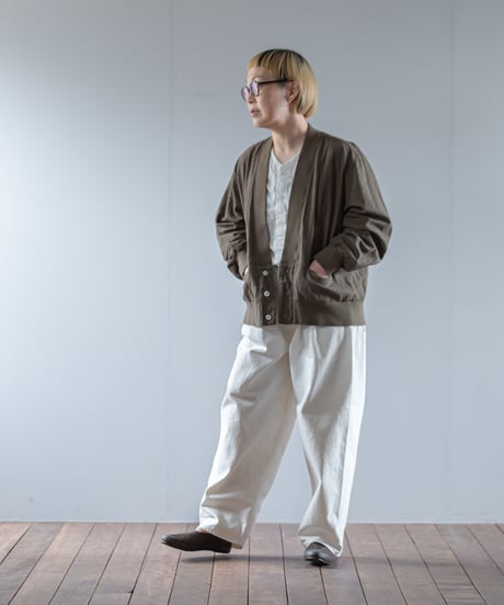 ATPOVA｜【 2025winter33 】 L/C リブカーディガン（製品染）