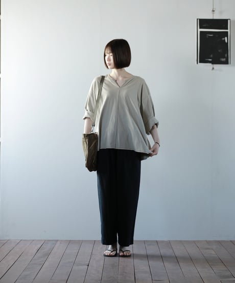 ARTE POVERA｜【 ARTEA - 26SP62 】 ギルダン RE-バックギャザー8分袖T