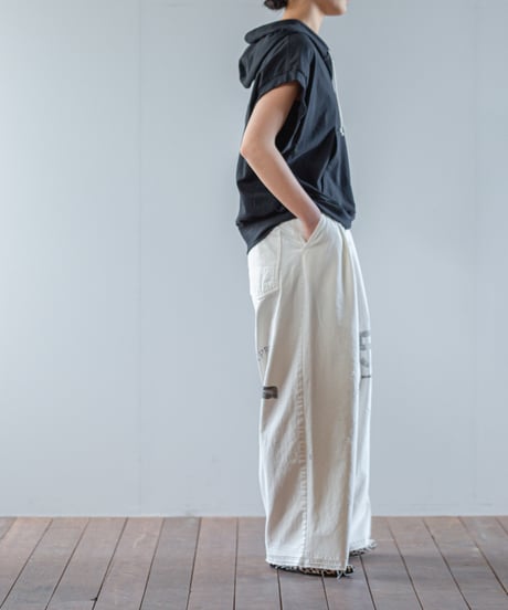 ARTE POVERA｜【 2025summer57 】ギルダン染め RE-フードフレンチT