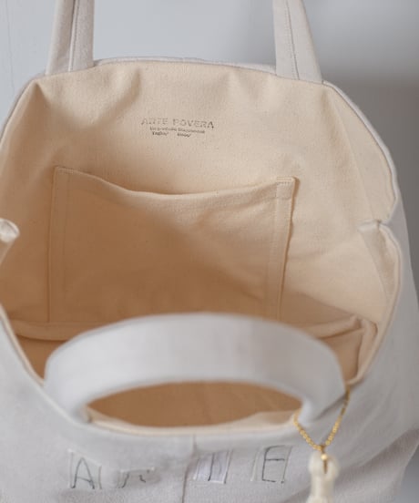 ARTE POVERA｜【 ARTEA - 26SP33 】 フランスUSEDシーツ 「ARTE」 BAG (M)
