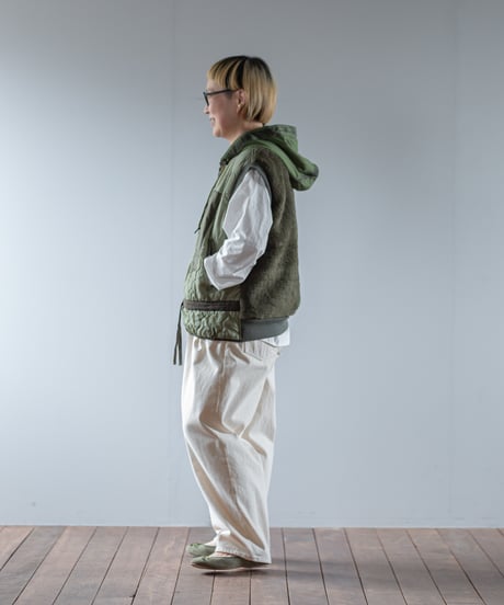 ARTE POVERA｜【 2025winter69 】 チェコキルトパンツ RE-アーミーMIXフードベスト