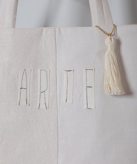 ARTE POVERA｜【 ARTEA - 26SP34 】 フランスUSEDシーツ 「ARTE」 BAG (L)