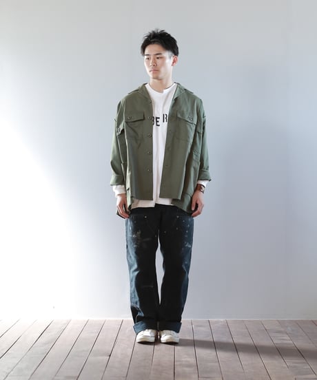ARTE POVERA｜【 artea-reclothing208 】U.Sファティングシャツ RE-ワイドシャツ