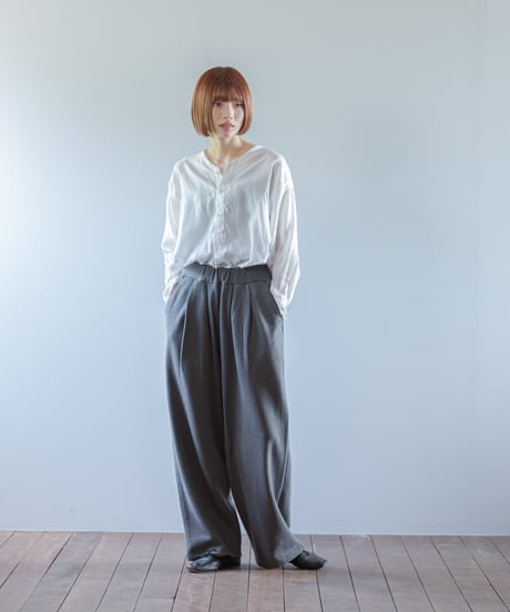 ATPOVA｜【 2026spring17 】 杢裏毛 2タックワイドPT