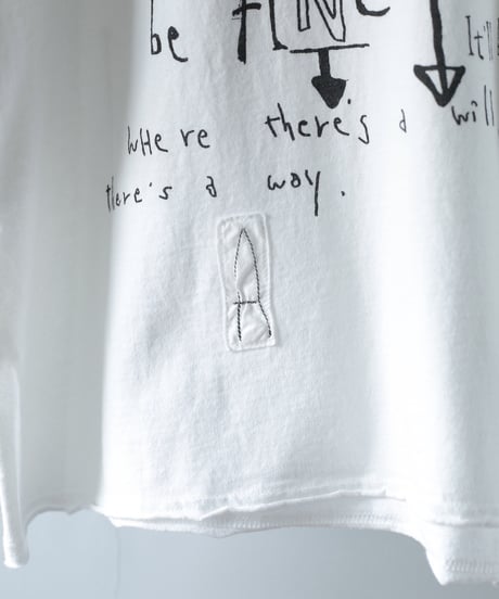 ARTE POVERA｜【 26SU76 】 NATSUME X KOTETSU コラボ 「どうにかなるさ」 ギルダン RE-message T