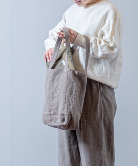 ★ATPOVA｜【 24WI11 】リネンキャンバス トートBAG(S)