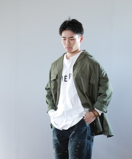 ARTE POVERA｜【 artea-reclothing208 】U.Sファティングシャツ RE-ワイドシャツ