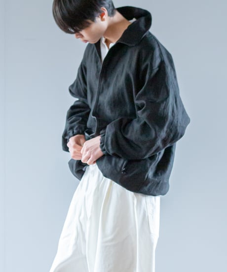 ATPOVA｜【 24WI09 】リネンキャンバス JIP JKT（裏付き）