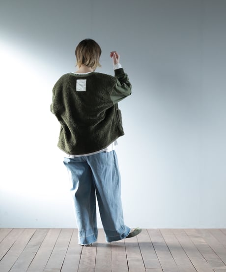 ★ARTE POVERA｜【 2025winter65 】 オランダボアライナー RE-ノーカラーJKT