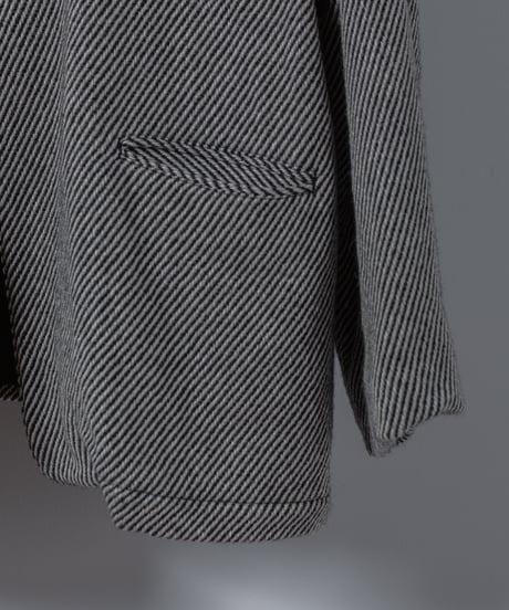 ATPOVA｜【 2025winter24 】 コットンウール ノーカラーJKT（裏付き）