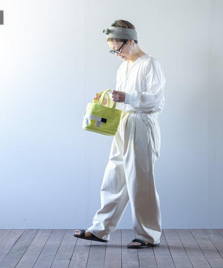 ATPOVA｜【 2025spring07 】インドコットンストライプ BAG(S)