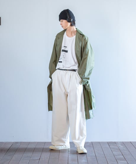 ARTE POVERA｜【 26SP90 】 フランスレインコート RE-ワイドコート（フード取外し）
