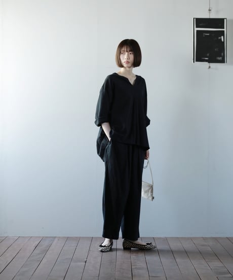ARTE POVERA｜【 ARTEA - 26SP62 】 ギルダン RE-バックギャザー8分袖T