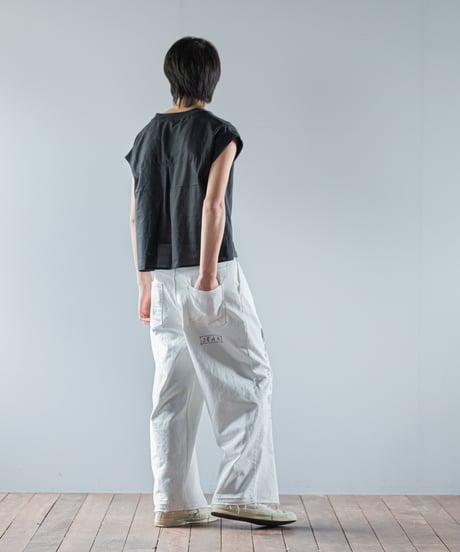 ARTE POVERA｜【 26SU58 】 12OZデニム 2タックワイドダメージ加工