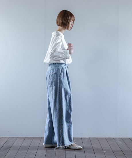 ATPOVA｜【 2025winter53 】 12OZデニム 2タックワイドカットオフパンツ