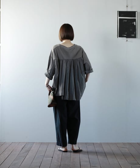 ARTE POVERA｜【 ARTEA - 26SP62 】 ギルダン RE-バックギャザー8分袖T