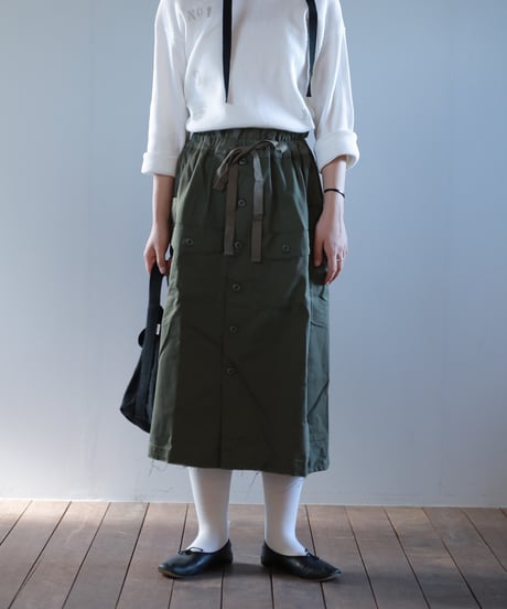 ARTE POVERA｜【 artea-reclothing213 】USファティーグシャツ RE-スカート