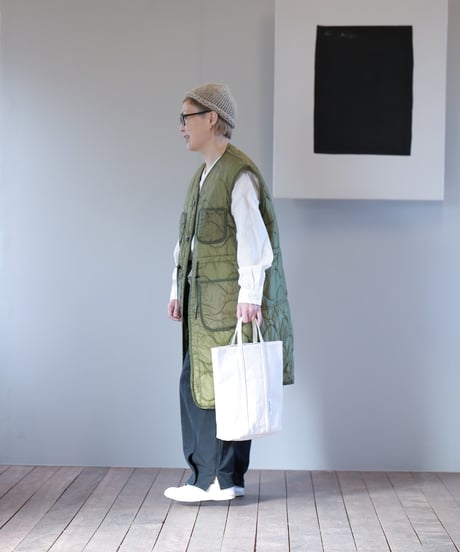 ARTE POVERA｜【 artea-reclothing217 】USキルトジャケット RE-ハーフロングベスト