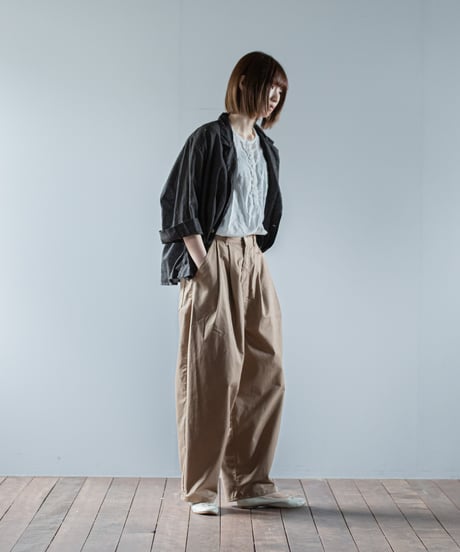 ATPOVA｜【 26SU44 】 リネンコットン シャツJKT(製品染)